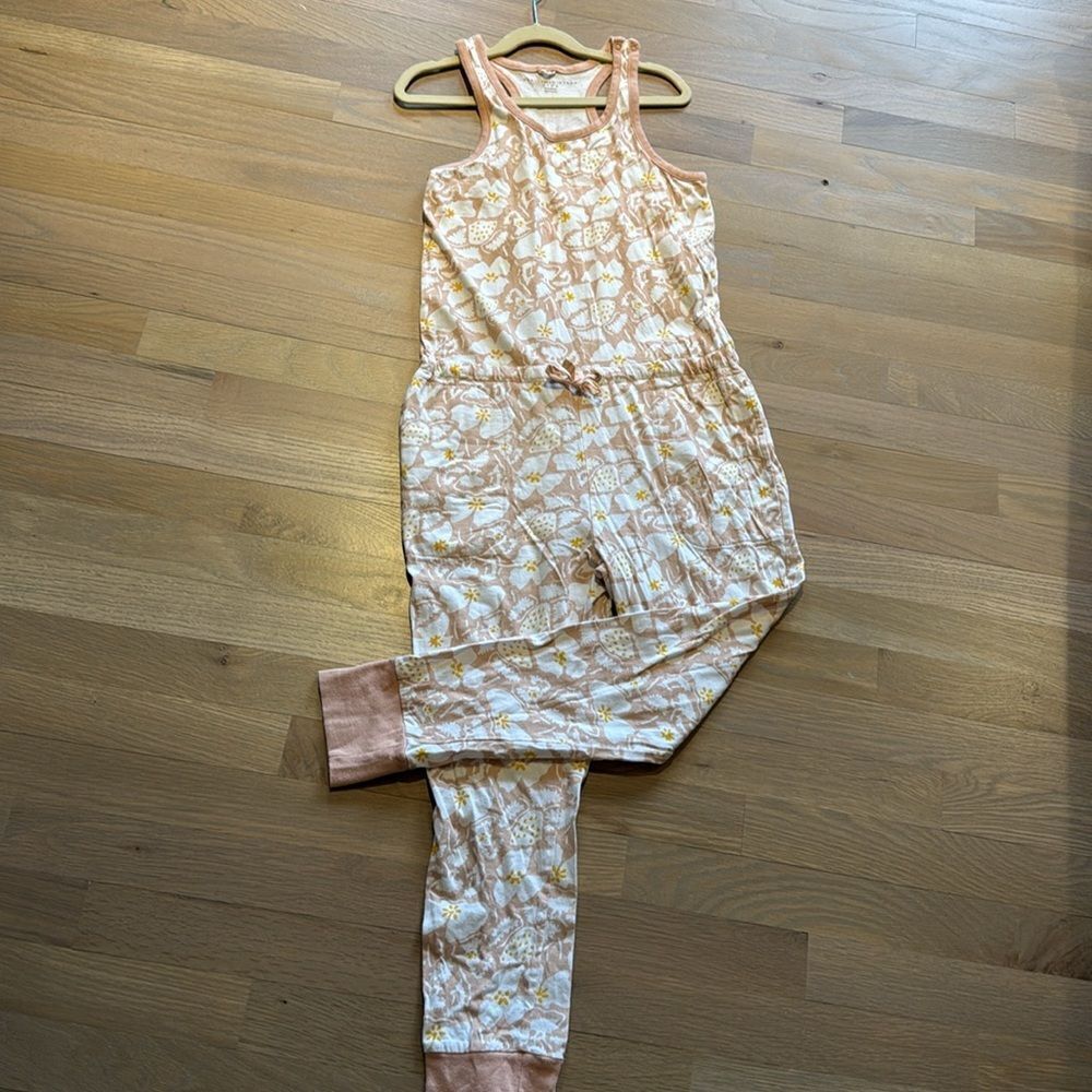 Stella McCartney Kids Floral Cotton Jumpsuit Size 12